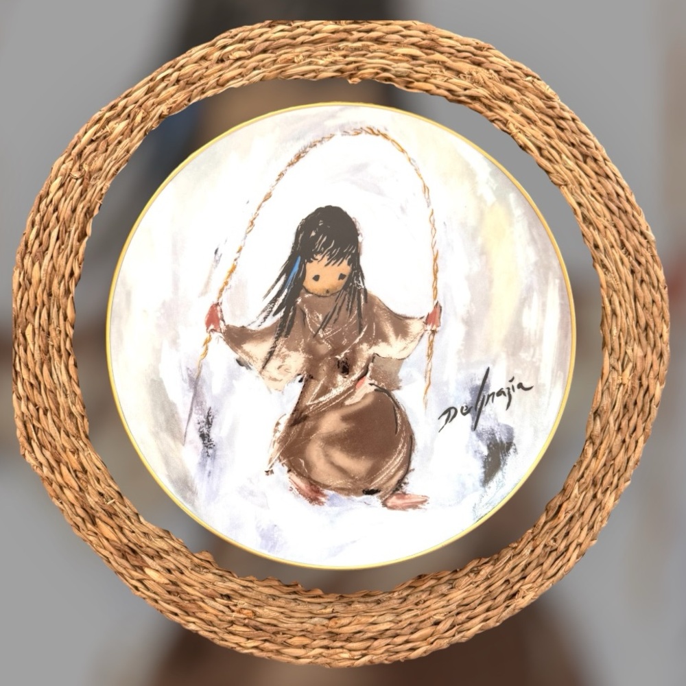 DE GRAZIA limited edition signed collector’s porcelain plate, NWOT
